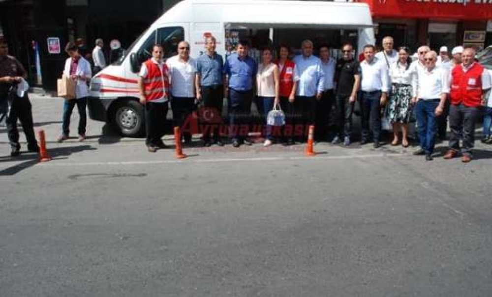 Kızılay Çorlu Şubesi Üsrev Aktaş`ı Unutmadı