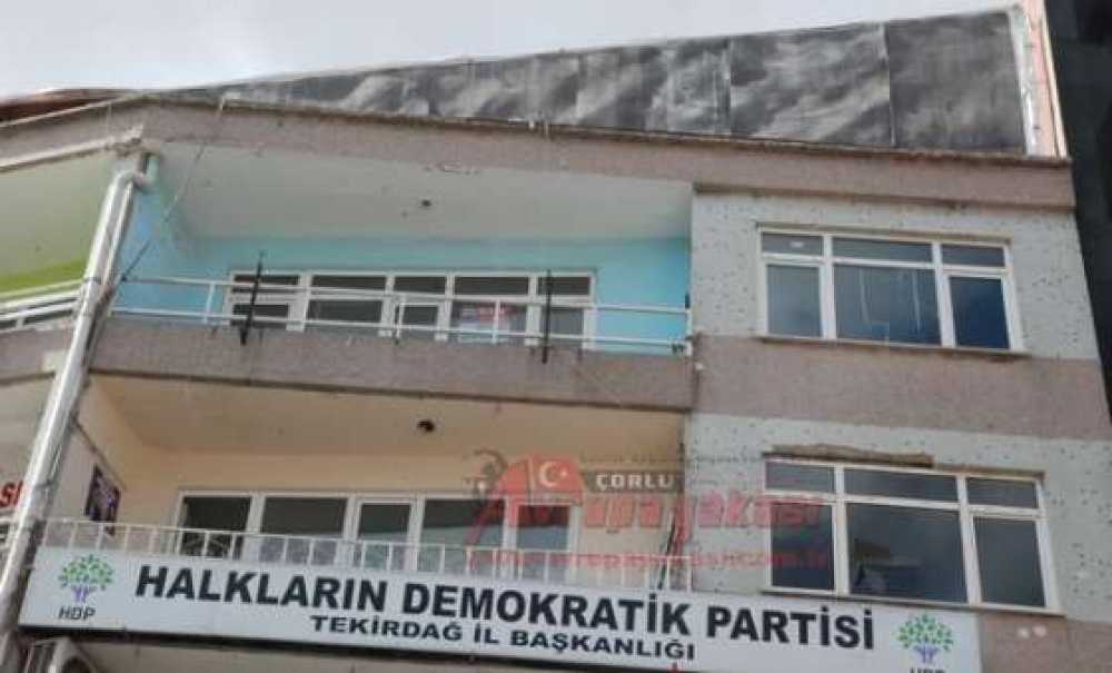 Hdp Tekirdağ İl Örgütü`ne Taşlı Saldırı İddiası