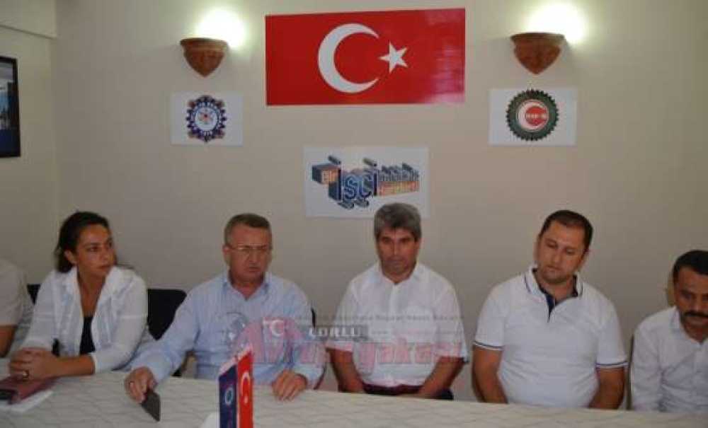 Mhp`li Belen Ve Ergün`den Öz İplik İş Sendikası Çorlu Şubesi`ne Ziyaret