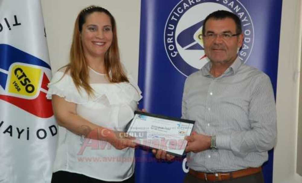 Girişimci Adaylarına Sertifikaları Verildi