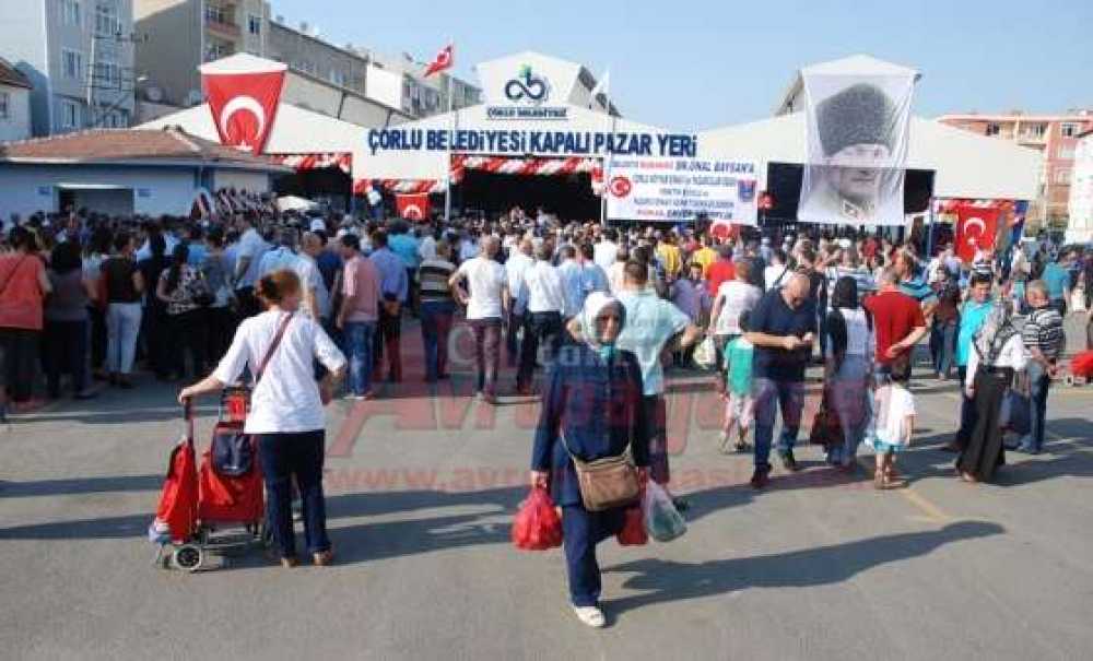 Kapalı Pazar Yeri Resmen Açıldı