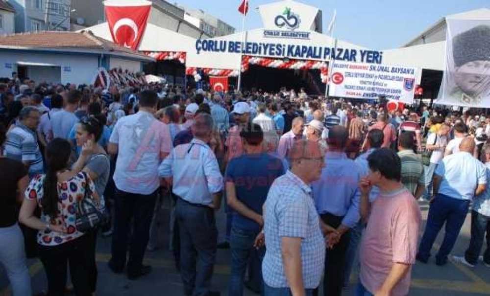 Kapalı Pazar Yeri Resmen Açıldı