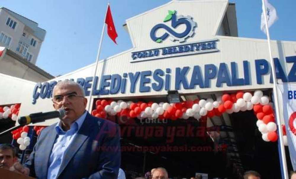 Kapalı Pazar Yeri Resmen Açıldı