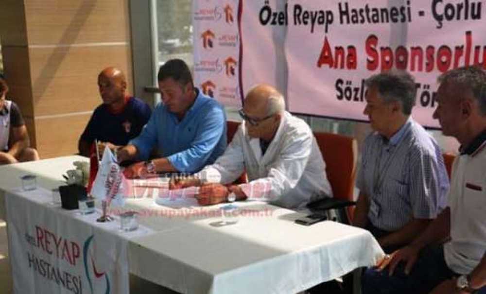 Çorluspor 1947`nin Sağlık Sponsoru Özel Reyap Hastanesi Oldu