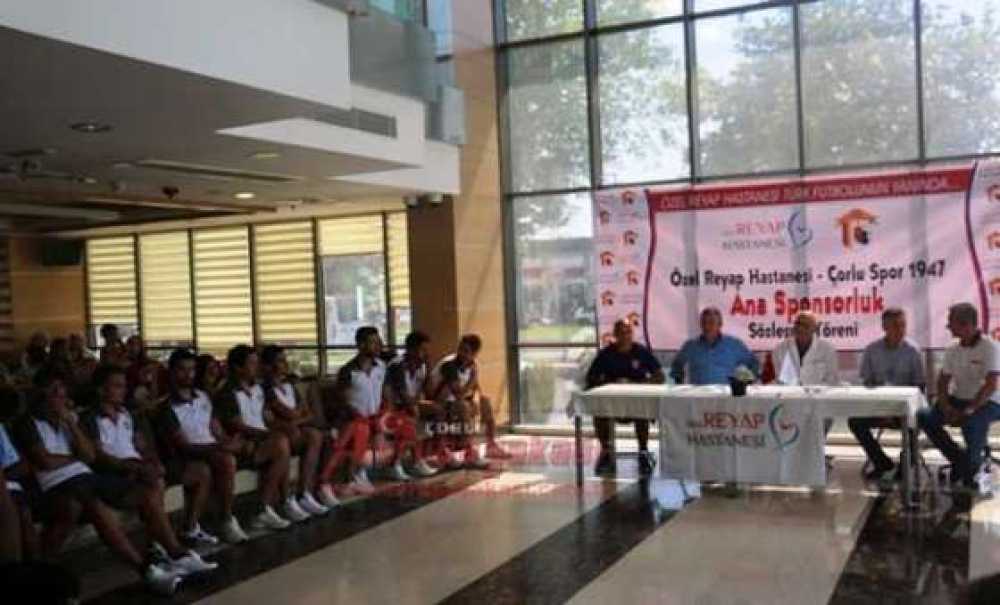 Çorluspor 1947`nin Sağlık Sponsoru Özel Reyap Hastanesi Oldu