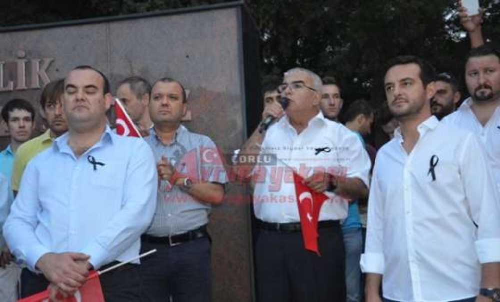 Chp Çorlu İlçe Örgütü`nden Teröre Lanet