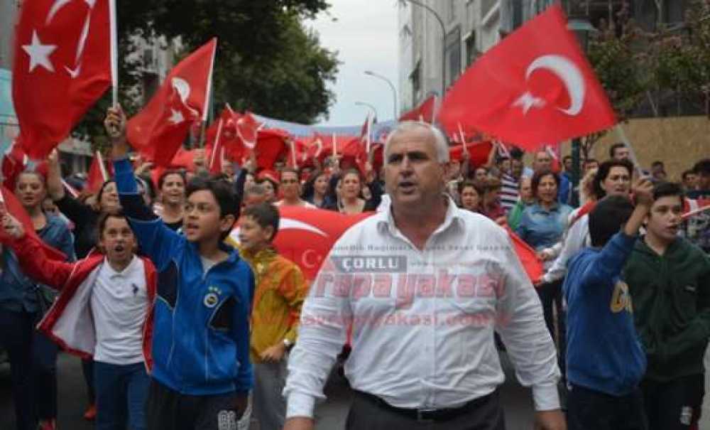 Harb-İş Sendikası Çorlu Şubesi'nden Teröre Lanet