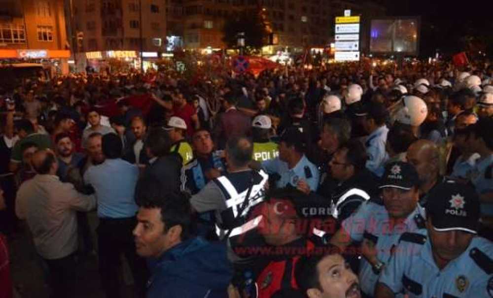 Çorlu'da Teröre Lanet Okundu (Görüntülü Haber)