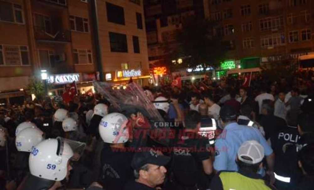 Çorlu'da Teröre Lanet Okundu (Görüntülü Haber)