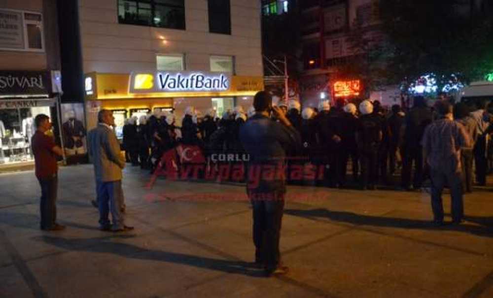 Çorlu'da Teröre Lanet Okundu (Görüntülü Haber)