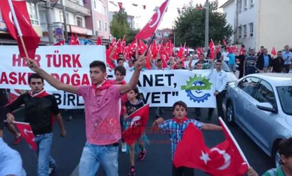 Ergene Teröre Karşı Tek Ses Tek Yürek Oldu