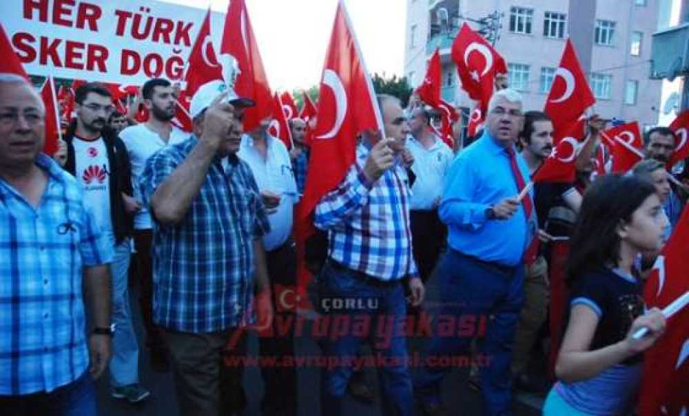 Ergene Teröre Karşı Tek Ses Tek Yürek Oldu