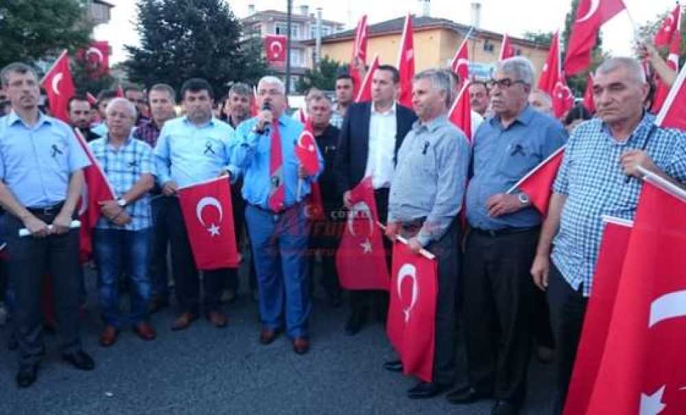 Ergene Teröre Karşı Tek Ses Tek Yürek Oldu