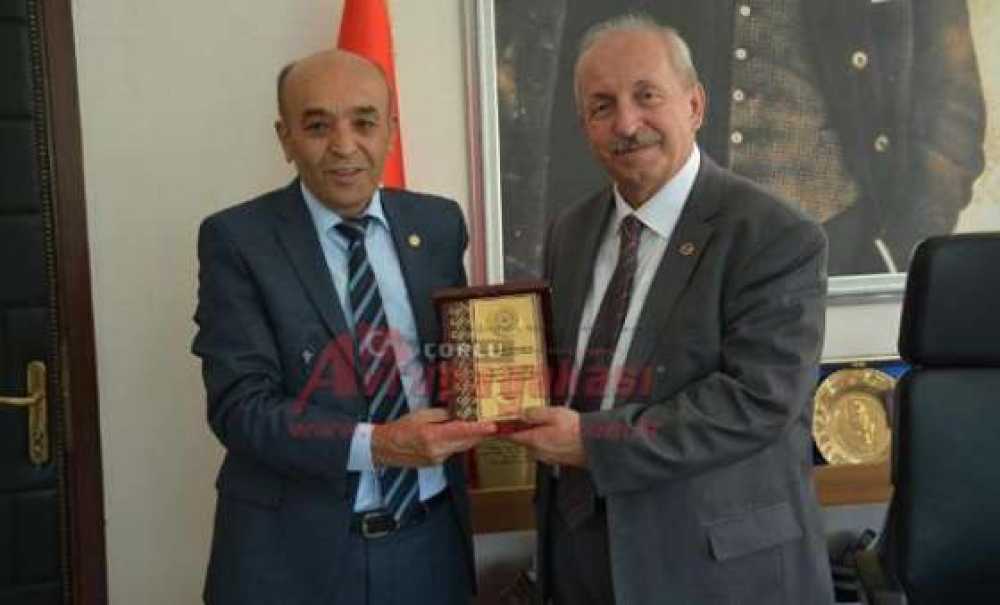 Tekirdağ`daki Spor Kulüpleri Temsilcilerinden Başkan Albayrak`a Ziyaret