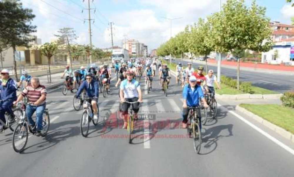 Çorlulular Bisikletlerine Binerek Harekete Geçti
