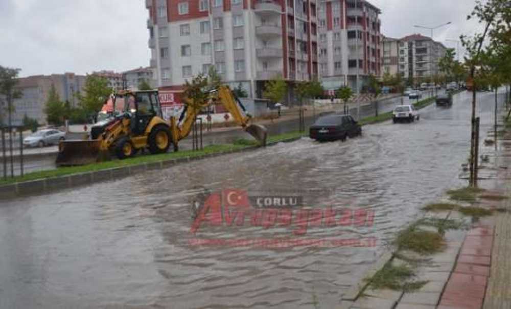 Çorlu'da Yağmur Çilesi