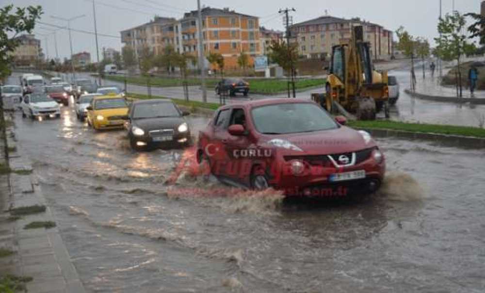 Çorlu'da Yağmur Çilesi