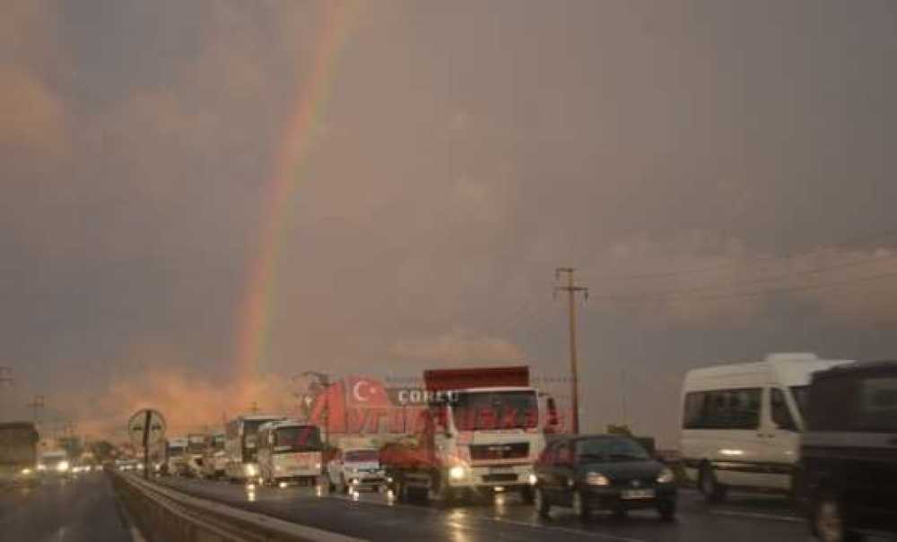 Çorlu Semalarında Gökkuşağı