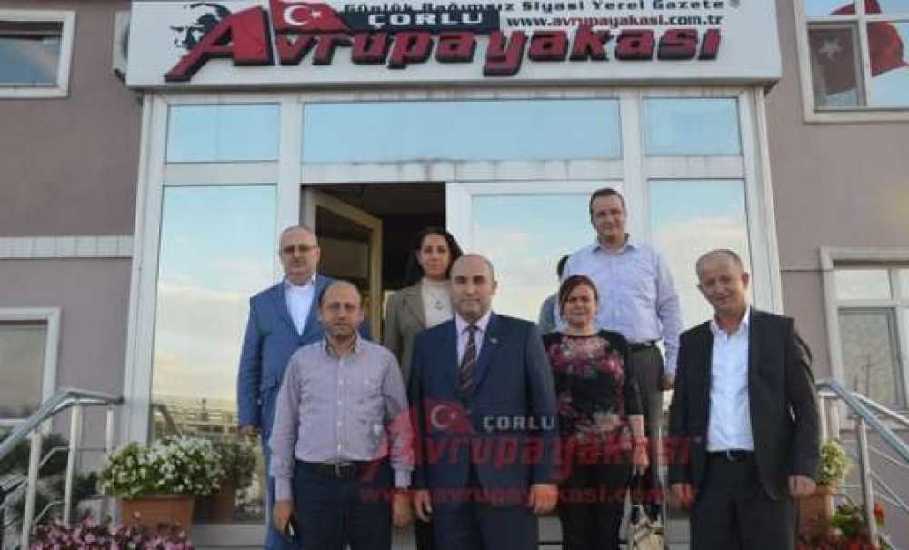 Mhp'li Özgül'den Gazetemize Ziyaret