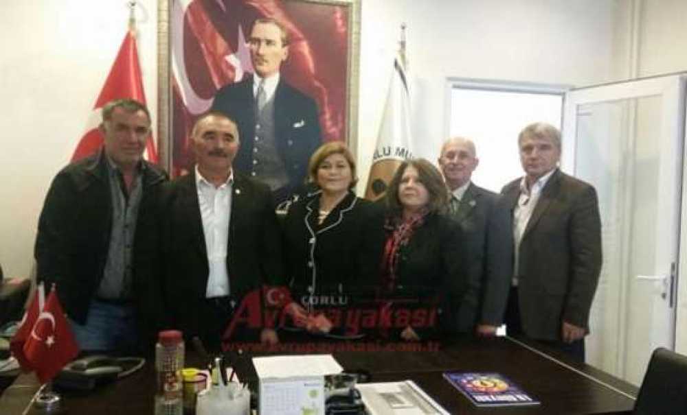 Çorlu Muhtarlar Derneği'nin Başkanı Neşe Benek Oldu