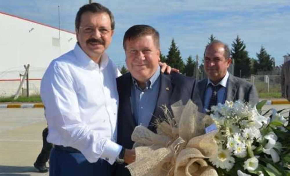 Çorlu Tso Başkanı Sülün Tobb Başkanı Hisarcıklıoğlu Ile Bir Araya Geldi