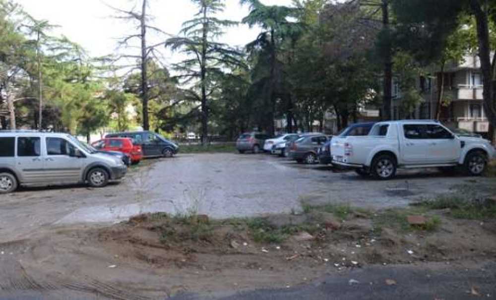 Ağaçlık Alan Otopark Oldu