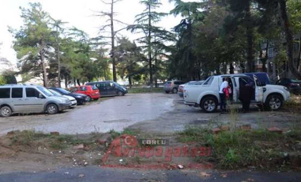 Ağaçlık Alan Otopark Oldu