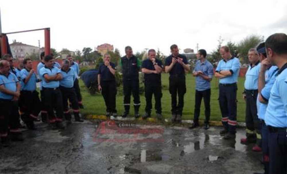 Fransız İtfaiyecilerden Çorlulu İtfaiyecilere Eğitim