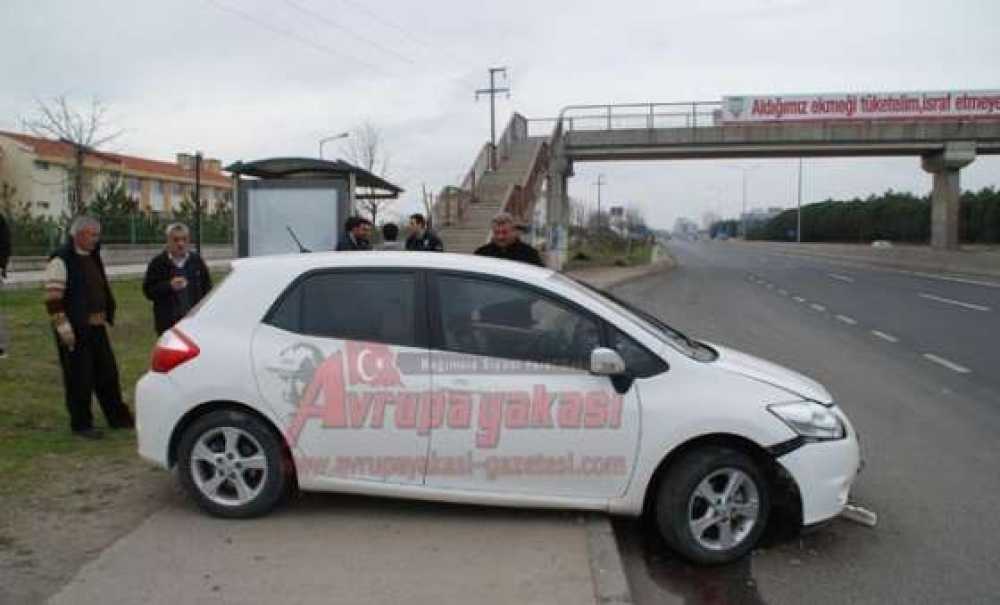 Çorlu`da Kaza 2 Yaralı