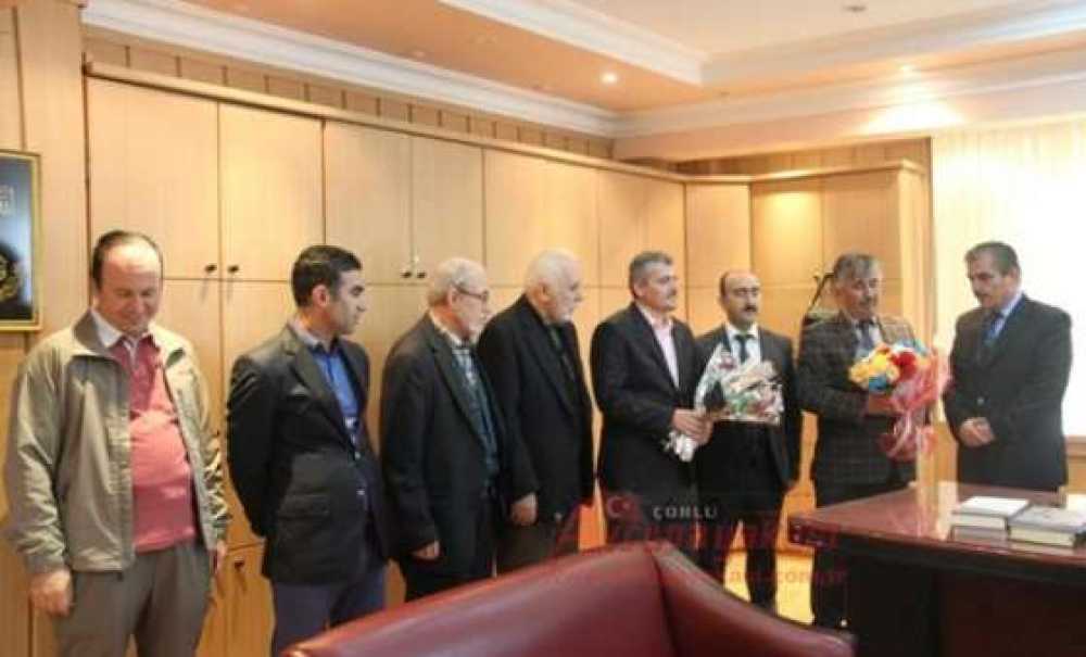 Çorlu Anadolu İmam Hatip Lisesi İdareci Ve Öğretmenlerinden Müftülüğe Ziyaret