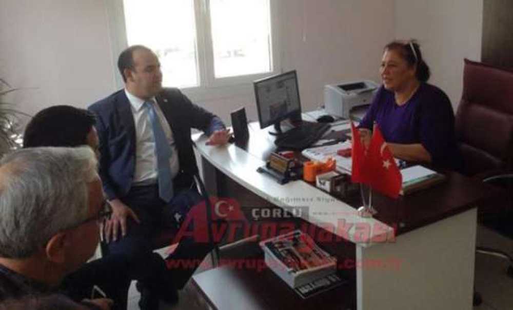 Chp`li Köprülü'den Muhtar Tuncer'e Ziyaret