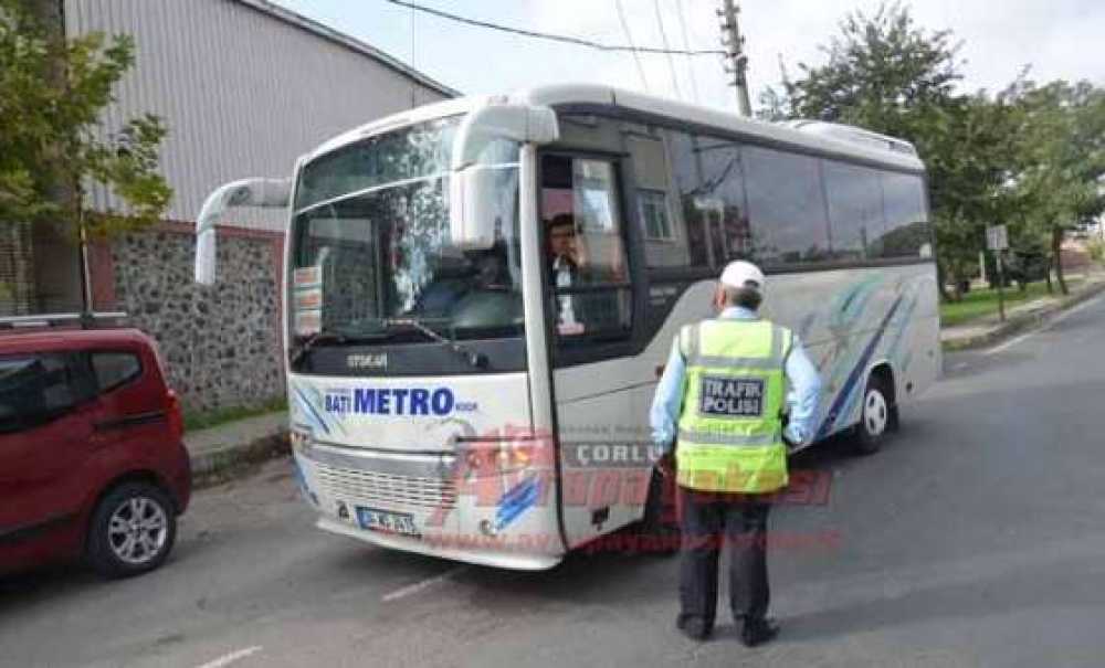Çorlu Polisinden Trafik Uygulaması