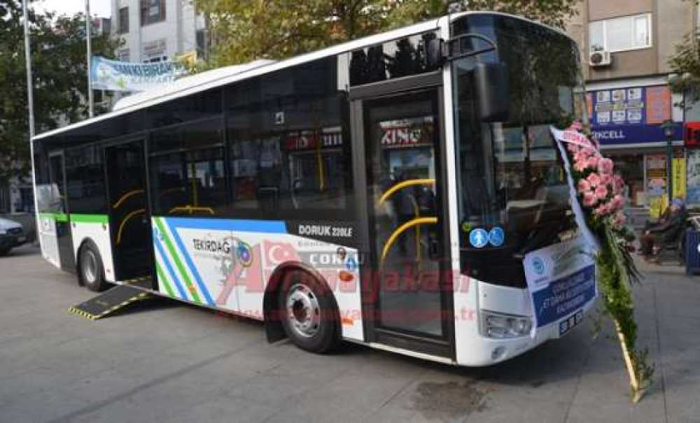 Çorlu`ya 4 Yeni Otobüs