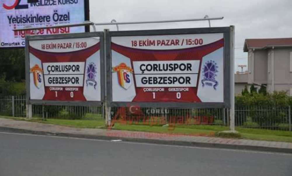 Gebzespor Galibiyeti Billboardlarda
