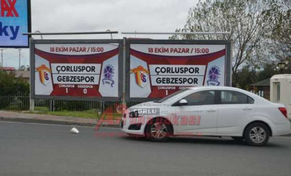Gebzespor Galibiyeti Billboardlarda