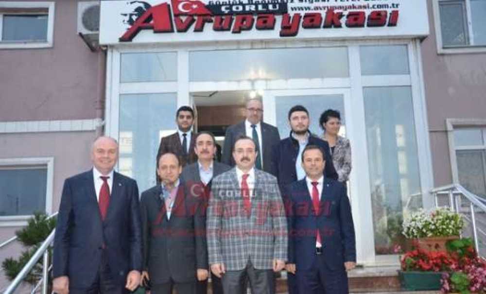 Ak Partili Yel'den Gazetemize Ziyaret