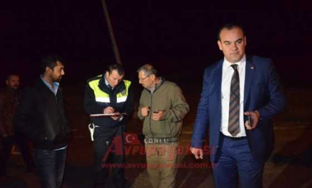 Chp Otobüsü Kaza Yaptı