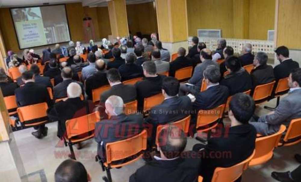 Araştırmacı Yazar Turan'dan Din Görevlilerine Konferans