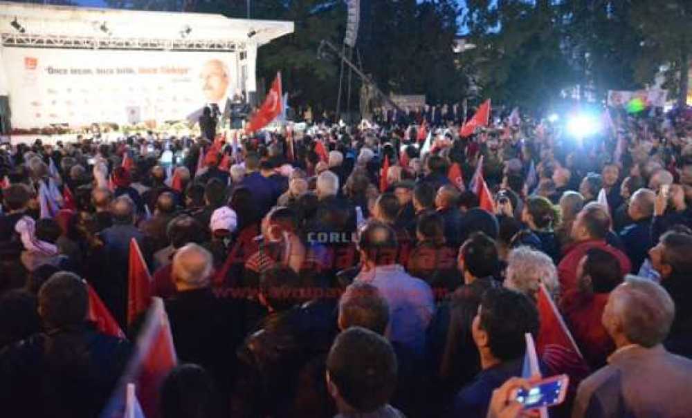 Chp Genel Başkanı Kılıçdaroğlu Çorlu'da