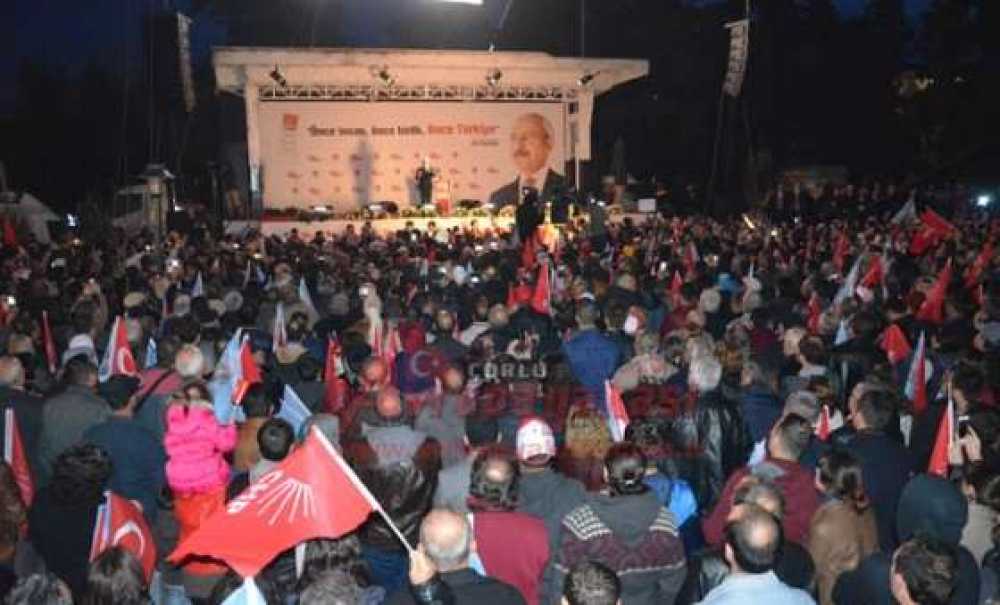Chp Genel Başkanı Kılıçdaroğlu Çorlu'da