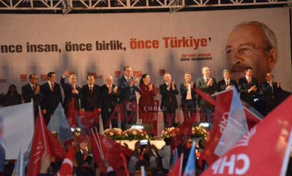 Chp Genel Başkanı Kılıçdaroğlu Çorlu'da