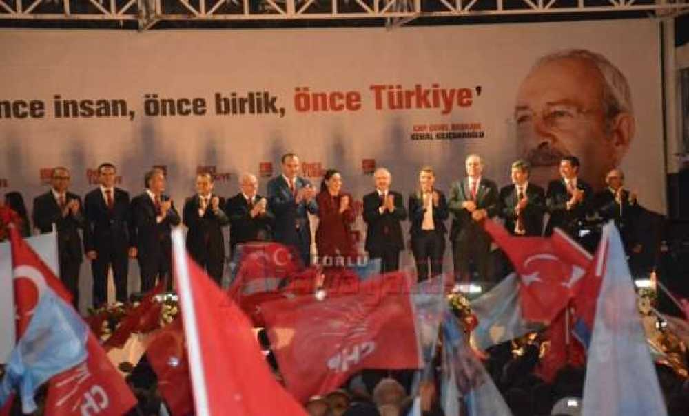 Chp Genel Başkanı Kılıçdaroğlu Çorlu'da