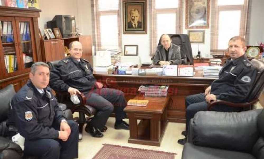 Emniyet Müdürlerinden Gazetemize Ziyaret