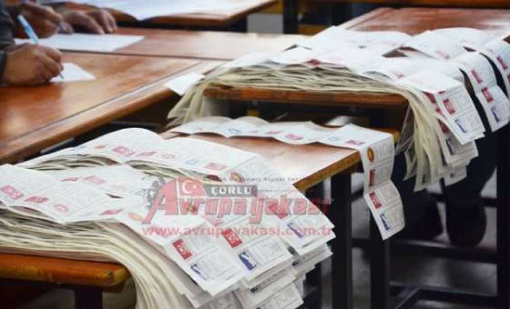 Çorlu Ve Ergene`de Resmi Seçim Sonuçları Açıklandı