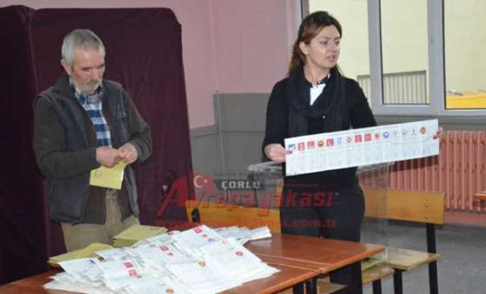 Çorlu Ve Ergene`de Resmi Seçim Sonuçları Açıklandı