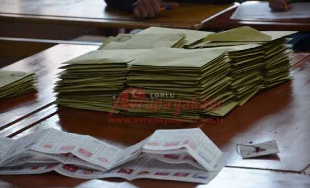 Çorlu`da Mahalle Bazlı Seçim Sonuçları Açıklandı