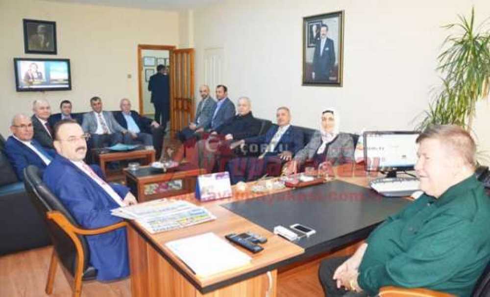 Ak Partili Vekillerden Çorlu Tso`ya Ziyaret