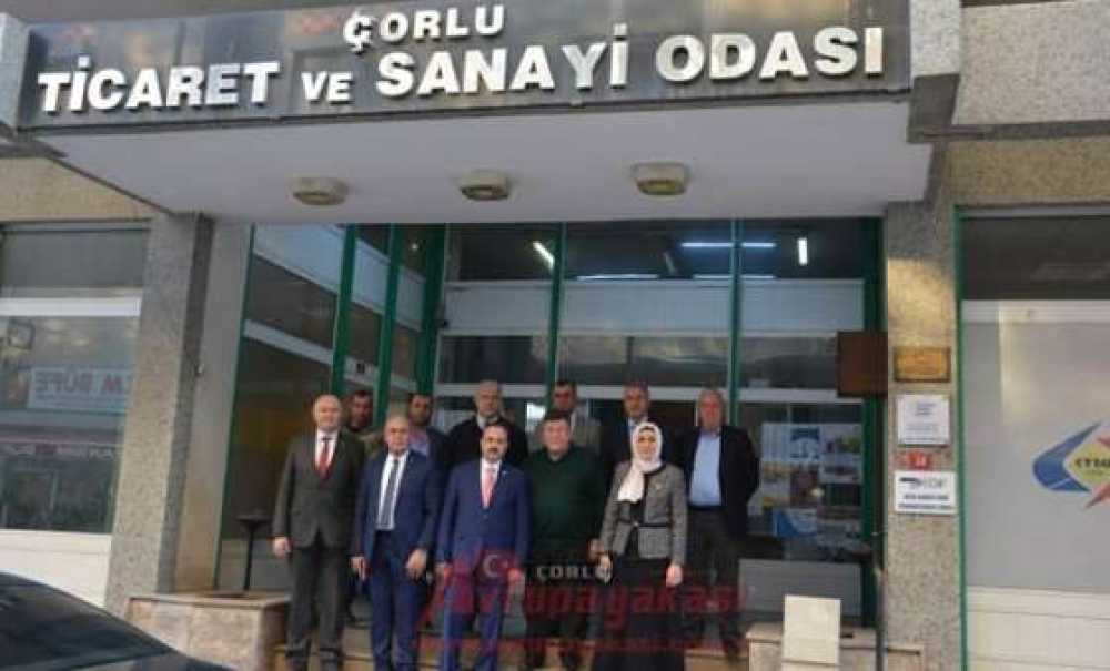 Ak Partili Vekillerden Çorlu Tso`ya Ziyaret