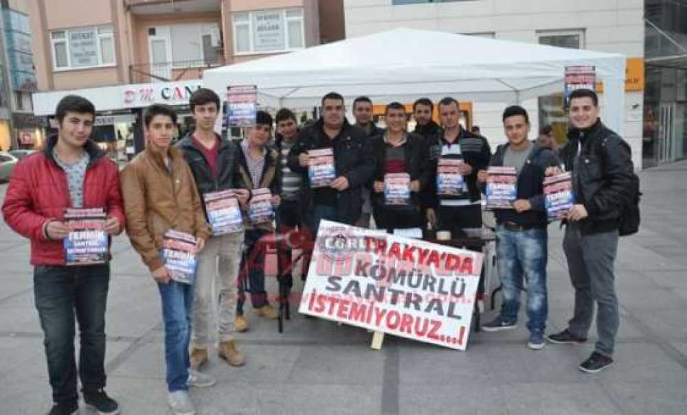 “Kömürlü Termik Santral İstemiyoruz” İmza Kampanyası