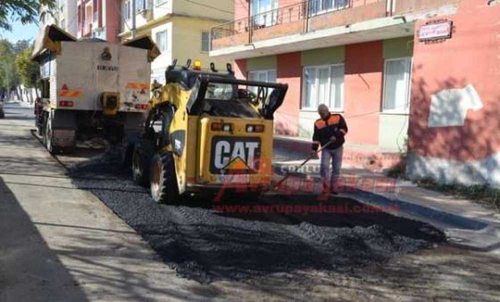 Çorlu Belediyesi'nden Asfalt Çalışması